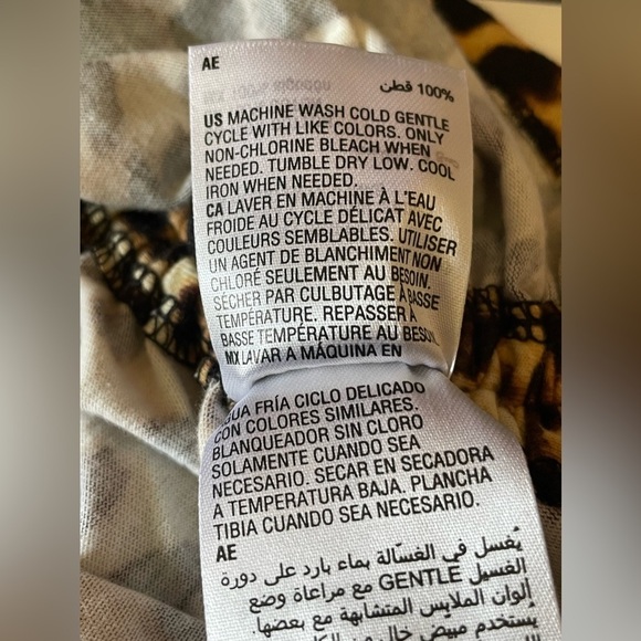 INC faux wrap leopard top - Picture 8 of 8